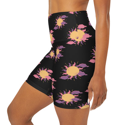 Your Illness Does Not Define You Sunshine Inspiration High Waisted Bike Shorts