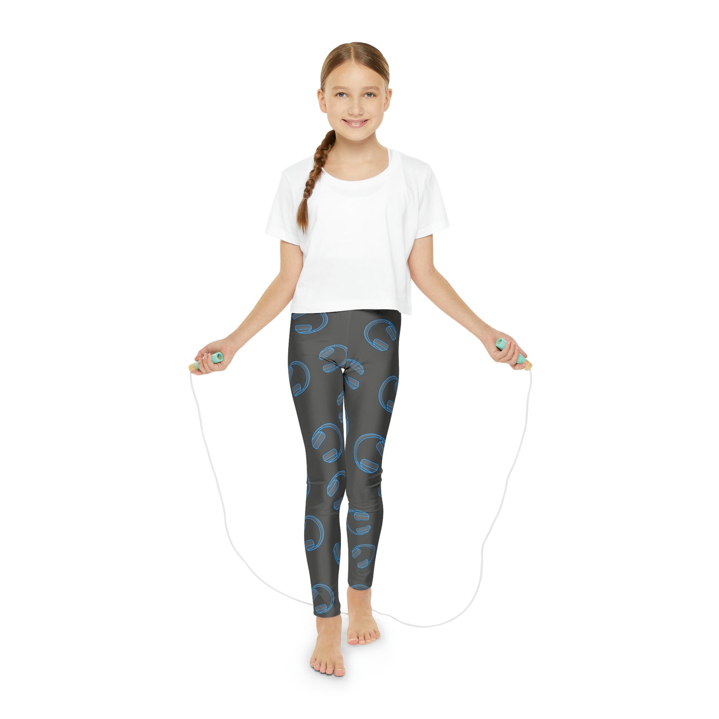 YOUTH Headphones Full-Length Leggings- Just Chillin' Advocacy