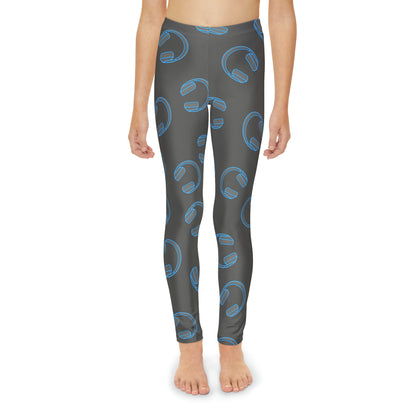 YOUTH Headphones Full-Length Leggings- Just Chillin' Advocacy