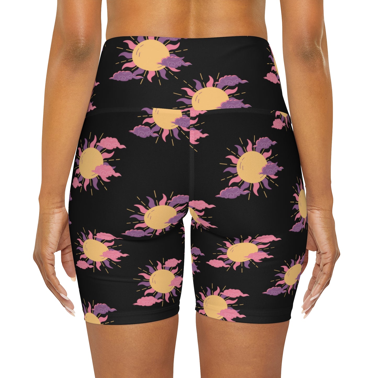 Your Illness Does Not Define You Sunshine Inspiration High Waisted Bike Shorts