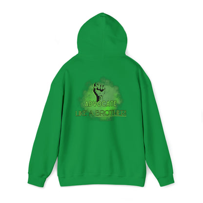 Advocate Like a Brother- Advocacy and Mental Health Hooded Sweater - TheSloanCreative