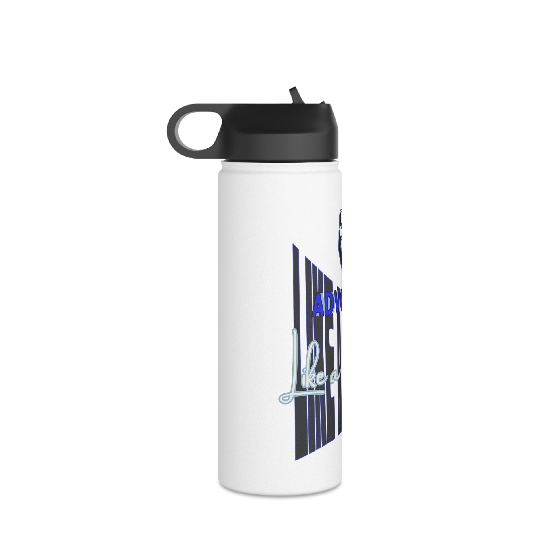 Advocate Like a Father- Awareness and Education Stainless Steel Water Bottle with Standard Lid - TheSloanCreative