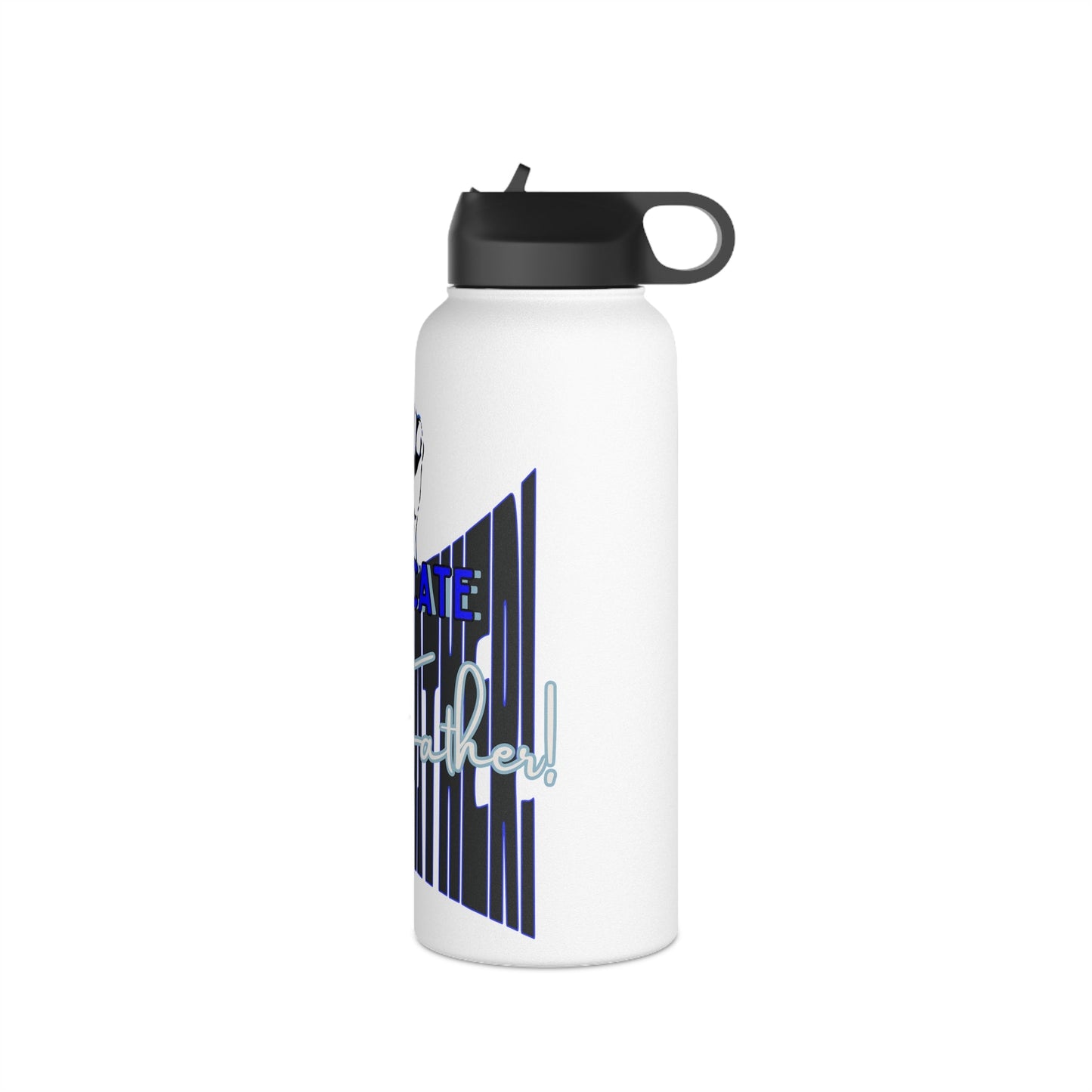 Advocate Like a Father- Awareness and Education Stainless Steel Water Bottle with Standard Lid - TheSloanCreative