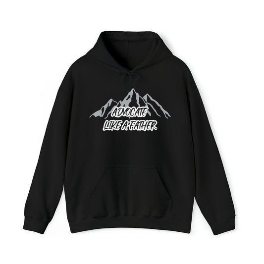 Advocate Like a Father Mountain Hoodie - TheSloanCreative