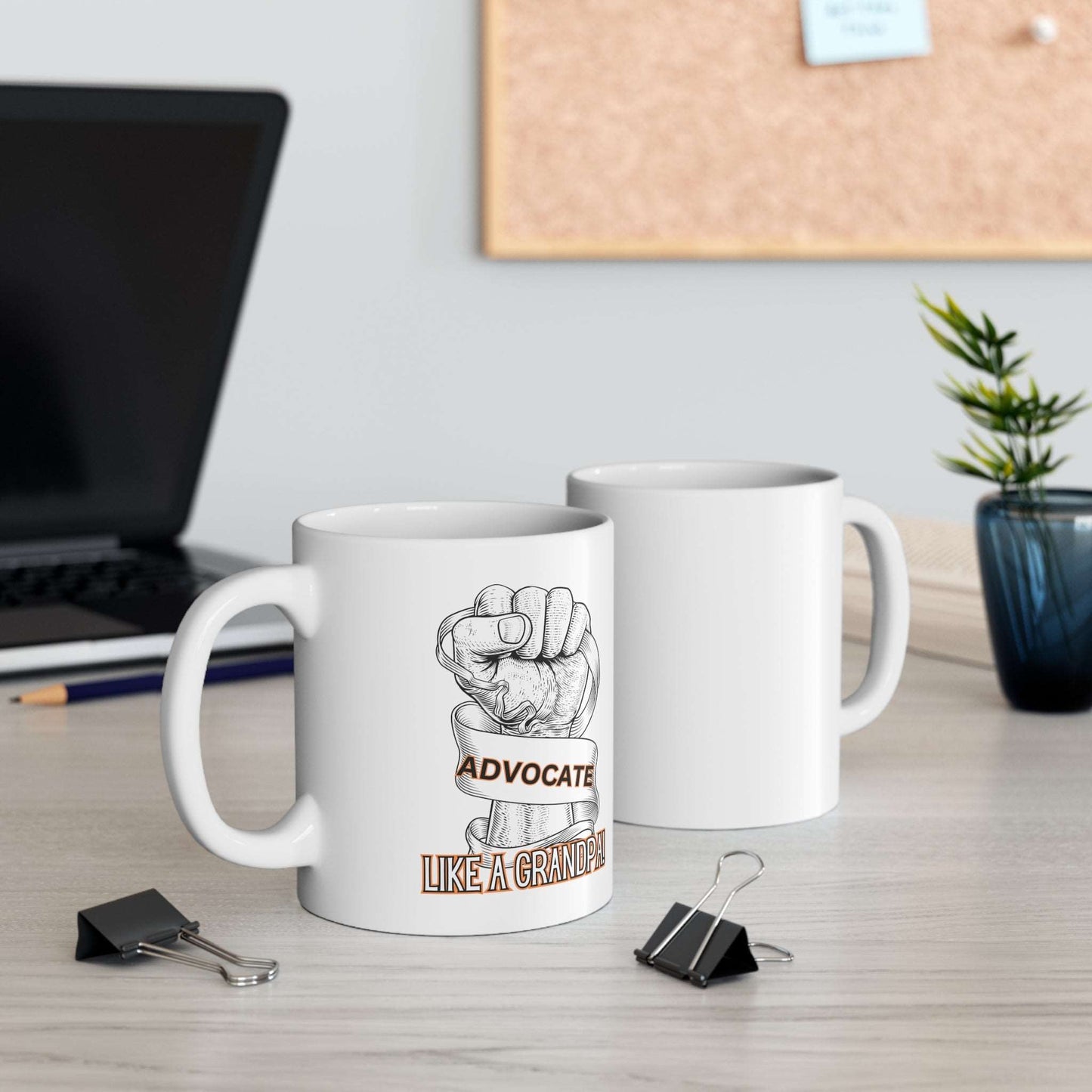 Advocate Like A Grandpa- Advocacy and Awareness Coffee Mug 11oz - TheSloanCreative