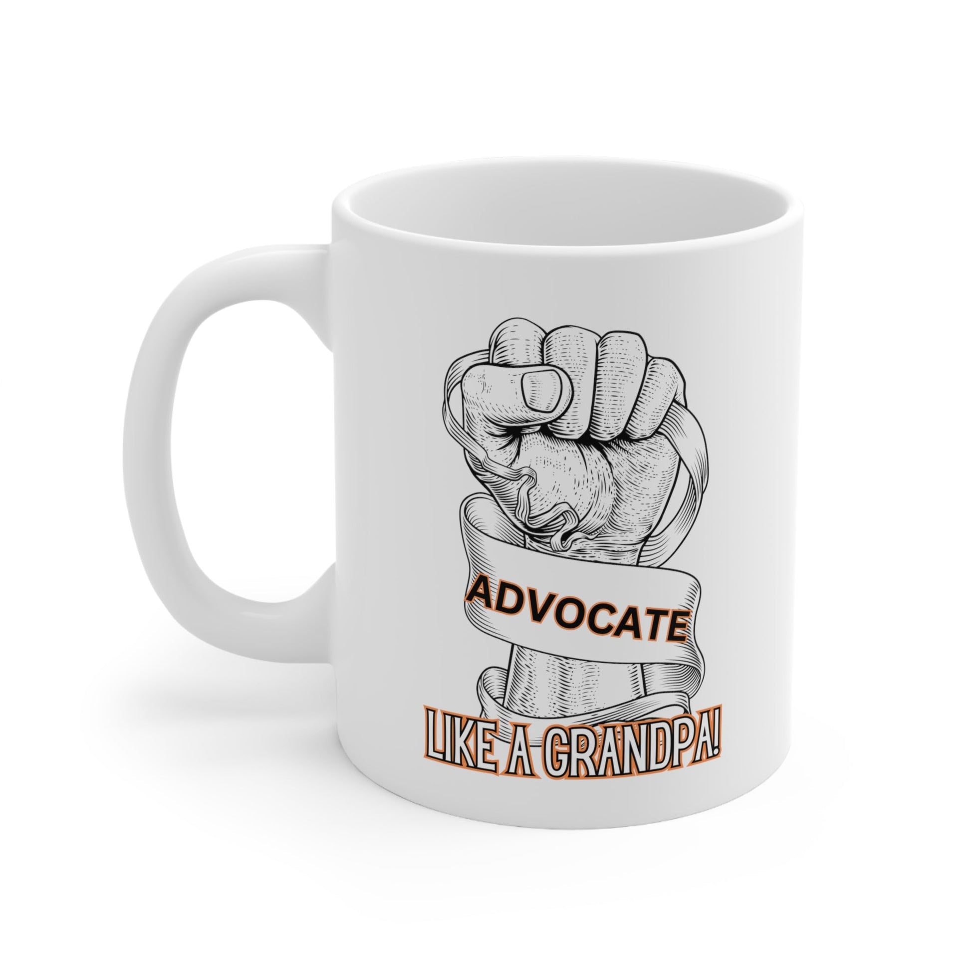 Advocate Like A Grandpa- Advocacy and Awareness Coffee Mug 11oz - TheSloanCreative