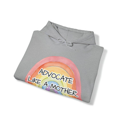 Advocate Like a Mother Rainbow Hoodie - TheSloanCreative