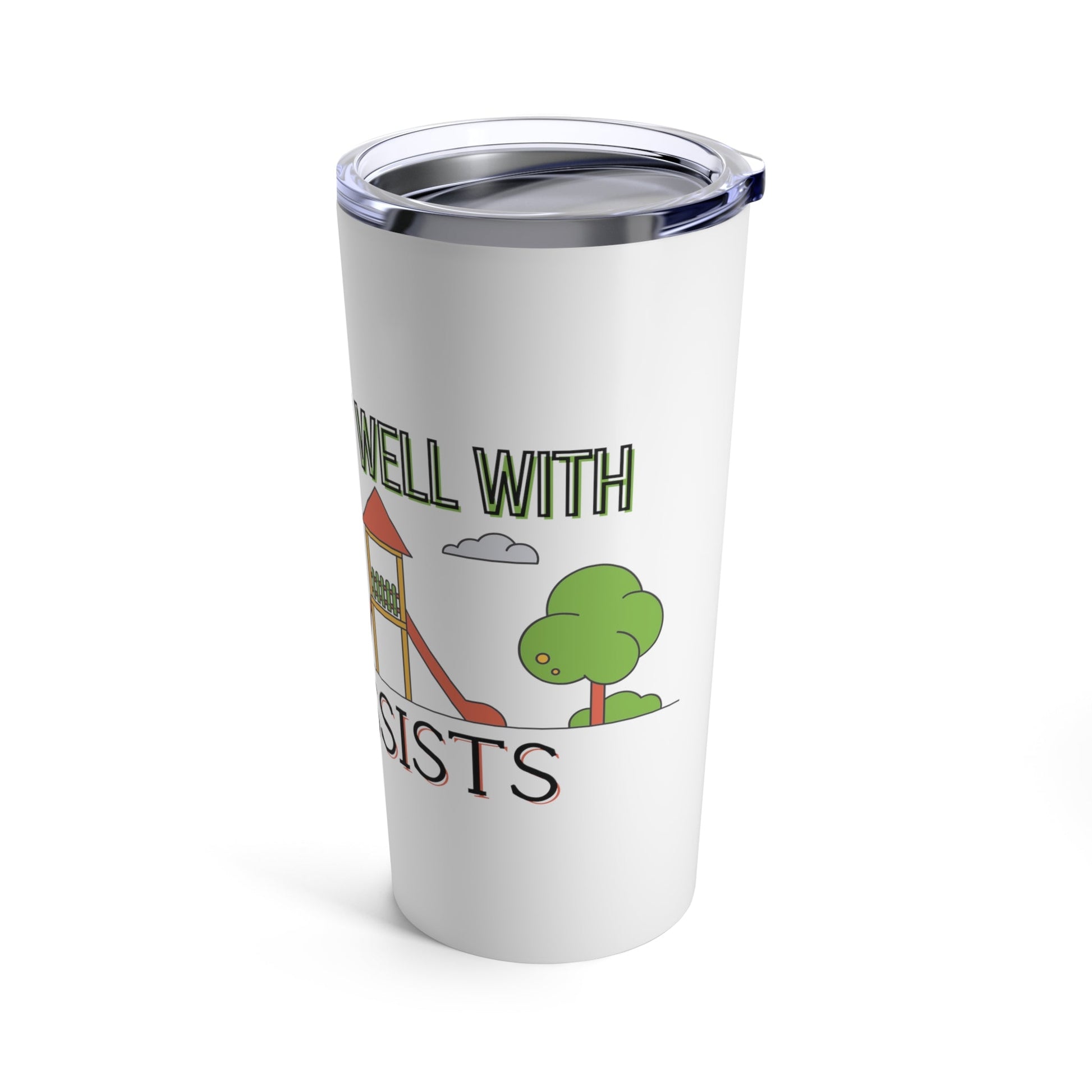 Doesn't Play Well With Narcissists- Mental Health and Abuse Advocacy Tumbler 20oz - TheSloanCreative