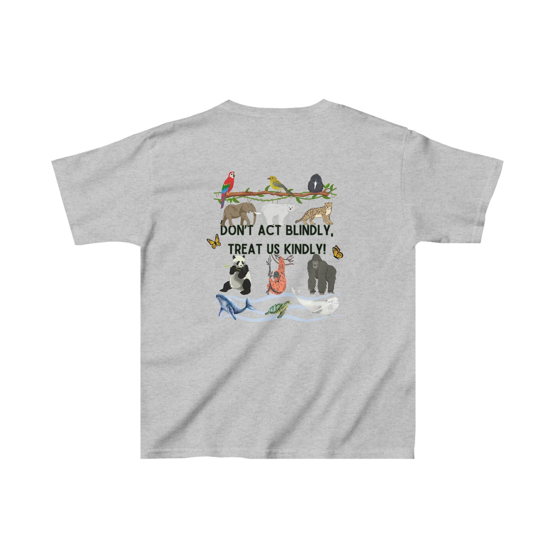 KIDS The Endangered Animals Kindness -T-Shirt - TheSloanCreative