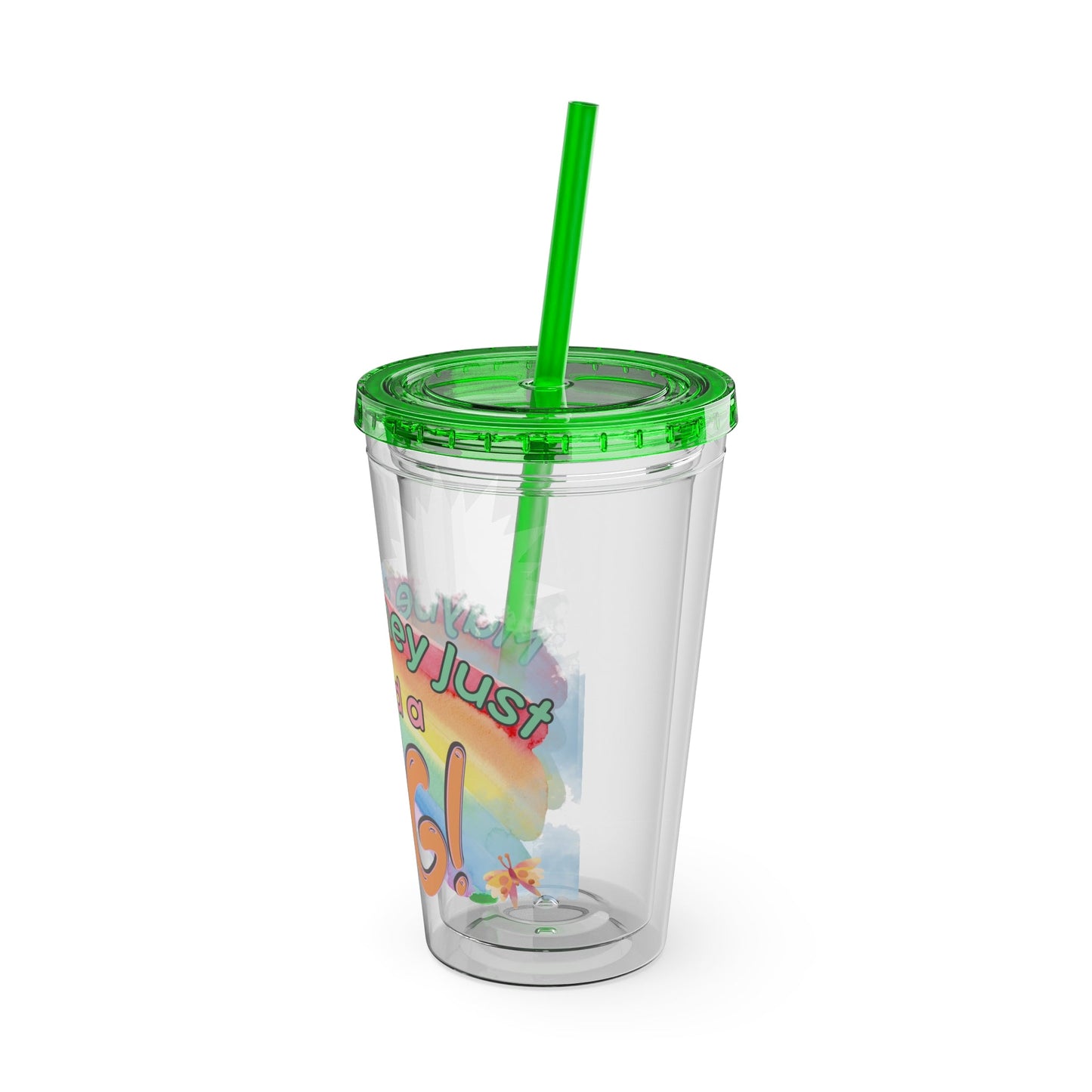 Maybe They Just Need a Hug- 16 oz Sunsplash Tumbler (Straw Included) - TheSloanCreative