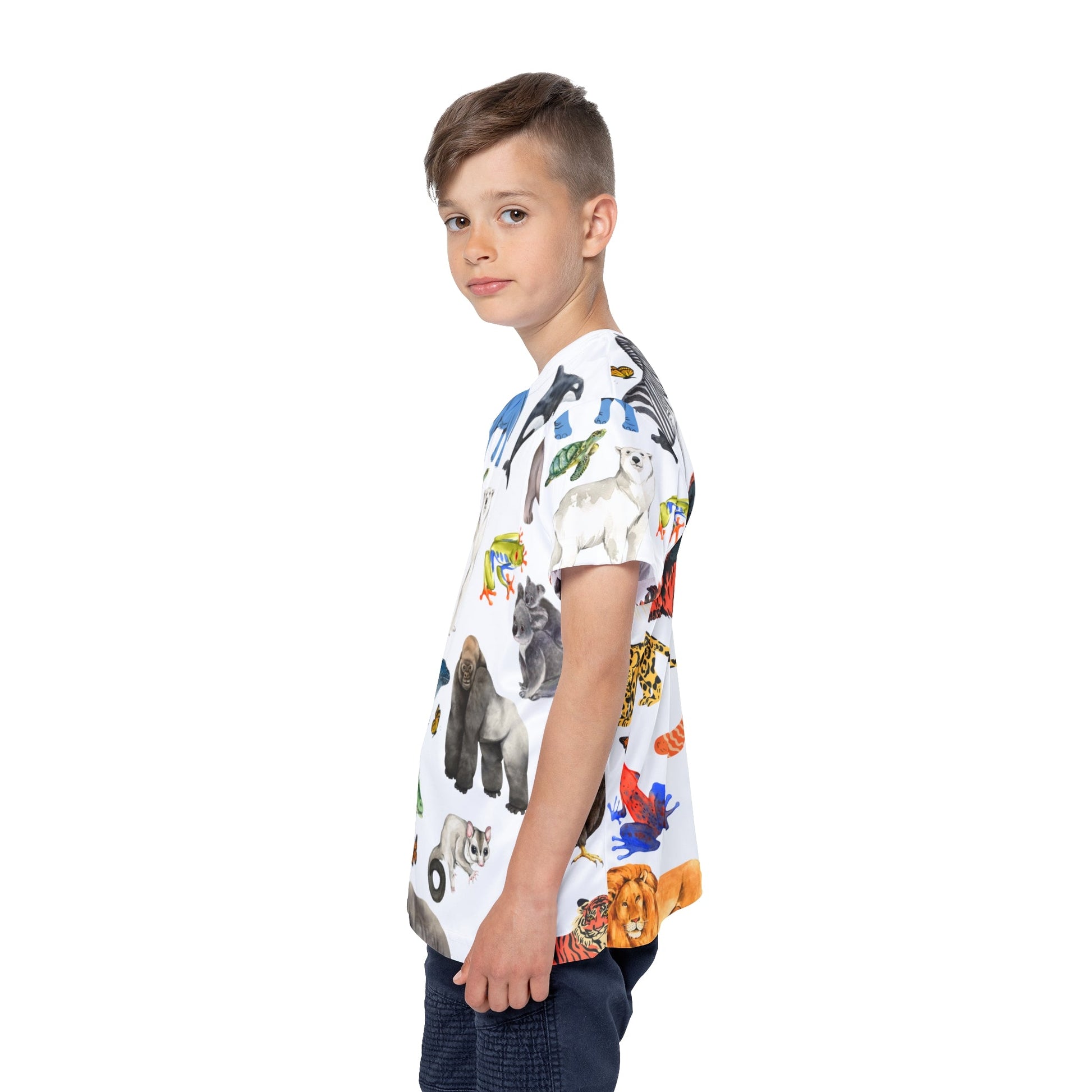 The Endangered Animals T- Kids Sports Jersey - TheSloanCreative