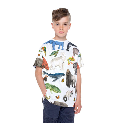 The Endangered Animals T- Kids Sports Jersey - TheSloanCreative