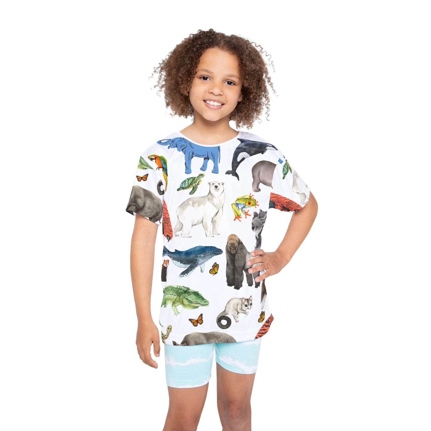 The Endangered Animals T- Kids Sports Jersey - TheSloanCreative