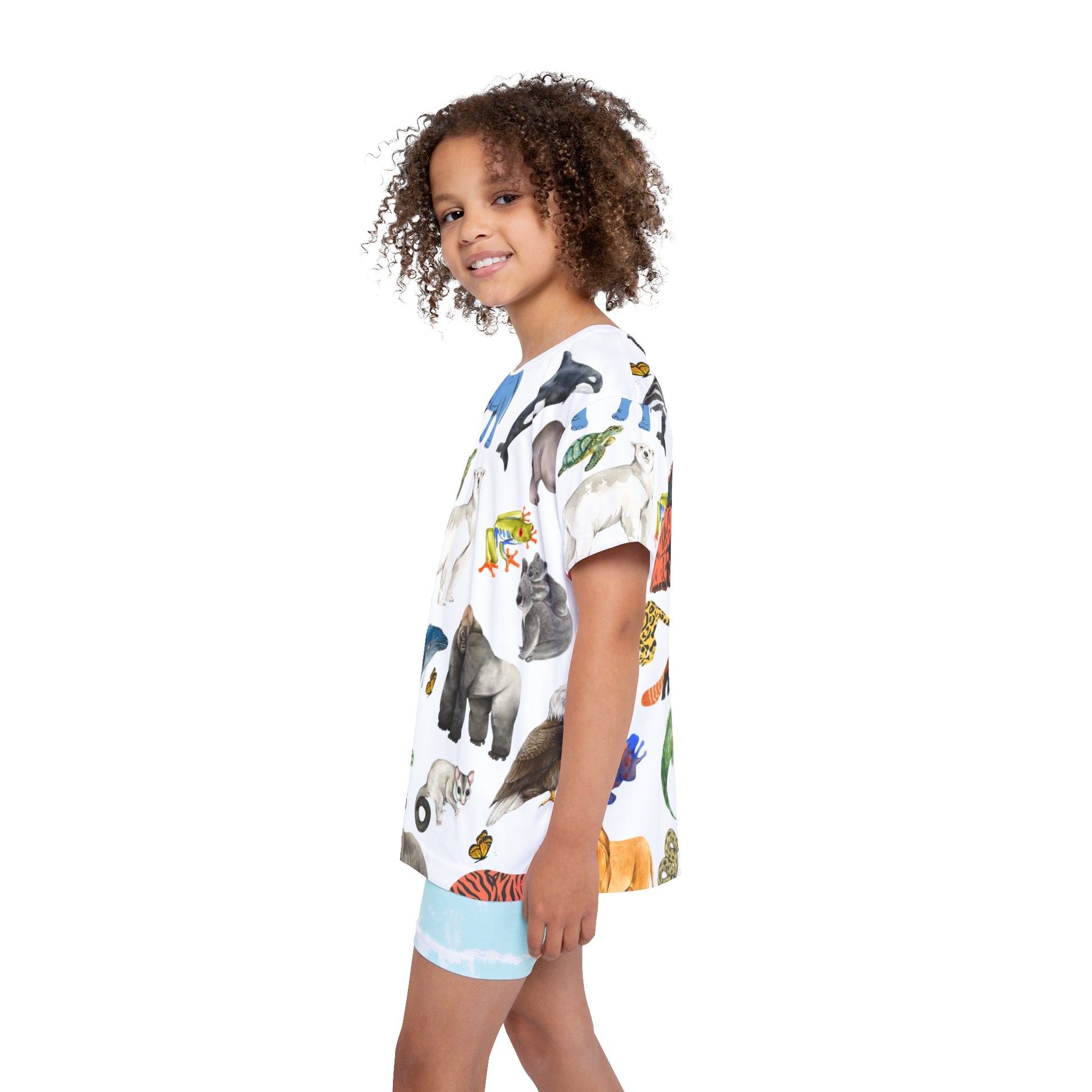 The Endangered Animals T- Kids Sports Jersey - TheSloanCreative