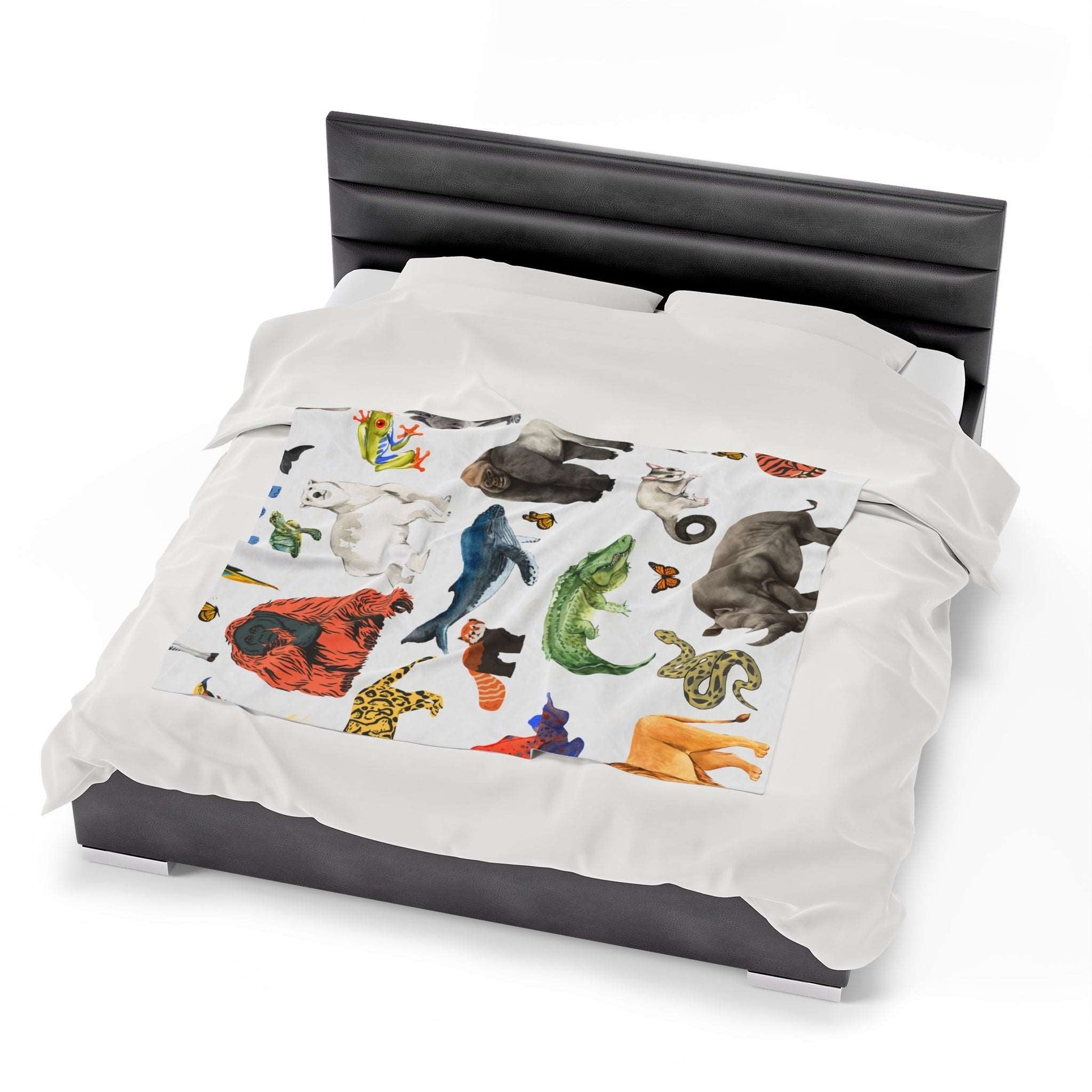 The Endangered Animals-Velveteen Blanket - TheSloanCreative