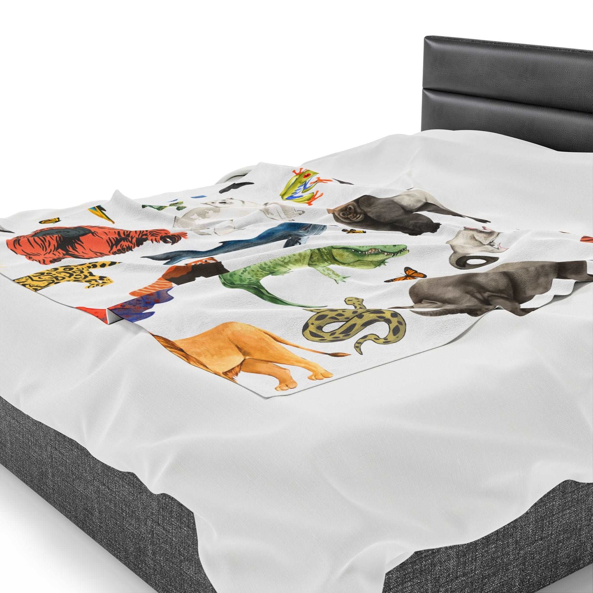 The Endangered Animals-Velveteen Blanket - TheSloanCreative